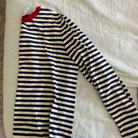 & other stories striped long sleeve tee shirt - Picture 2 of 3